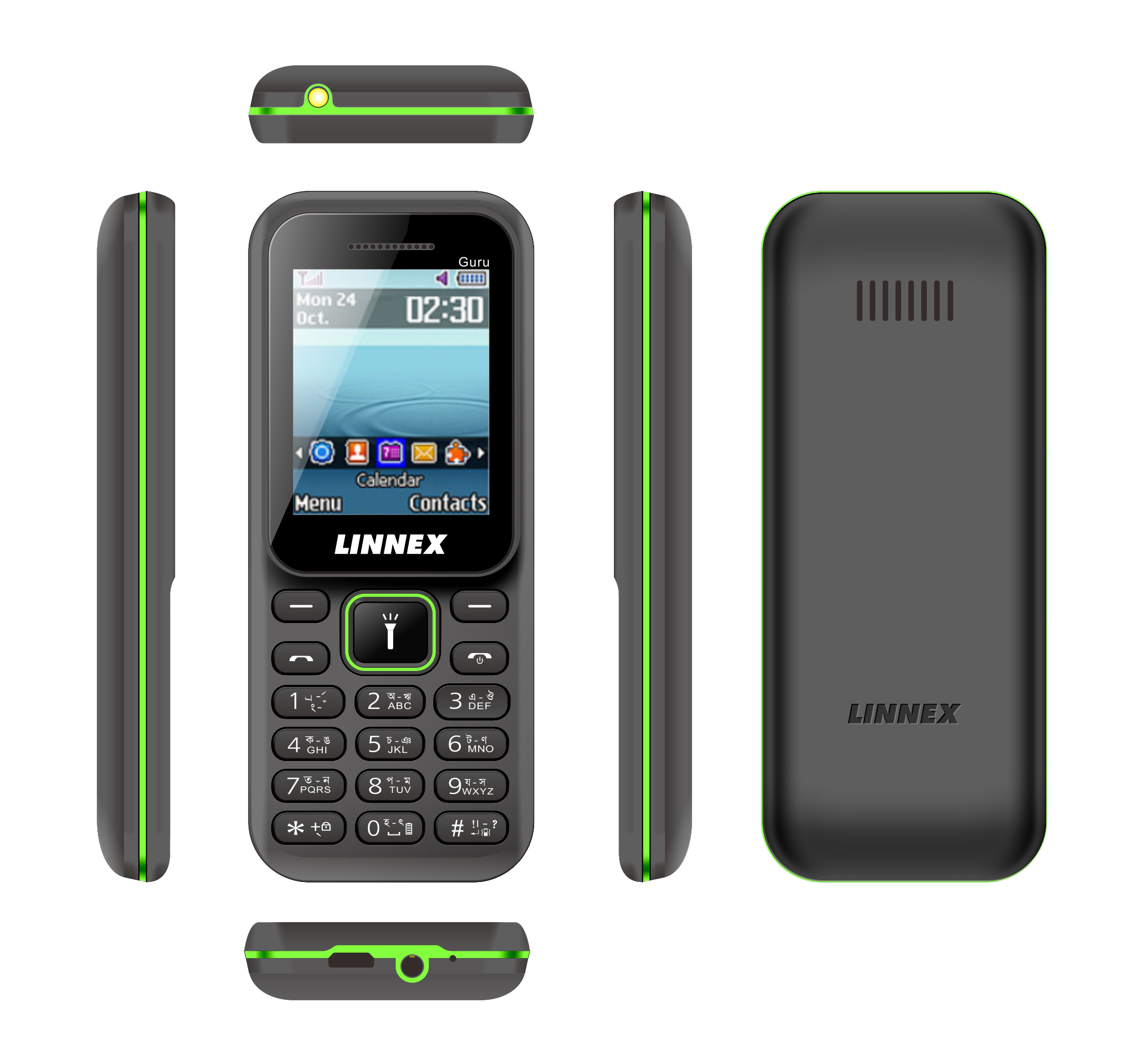 Linnex Guru Black+Green