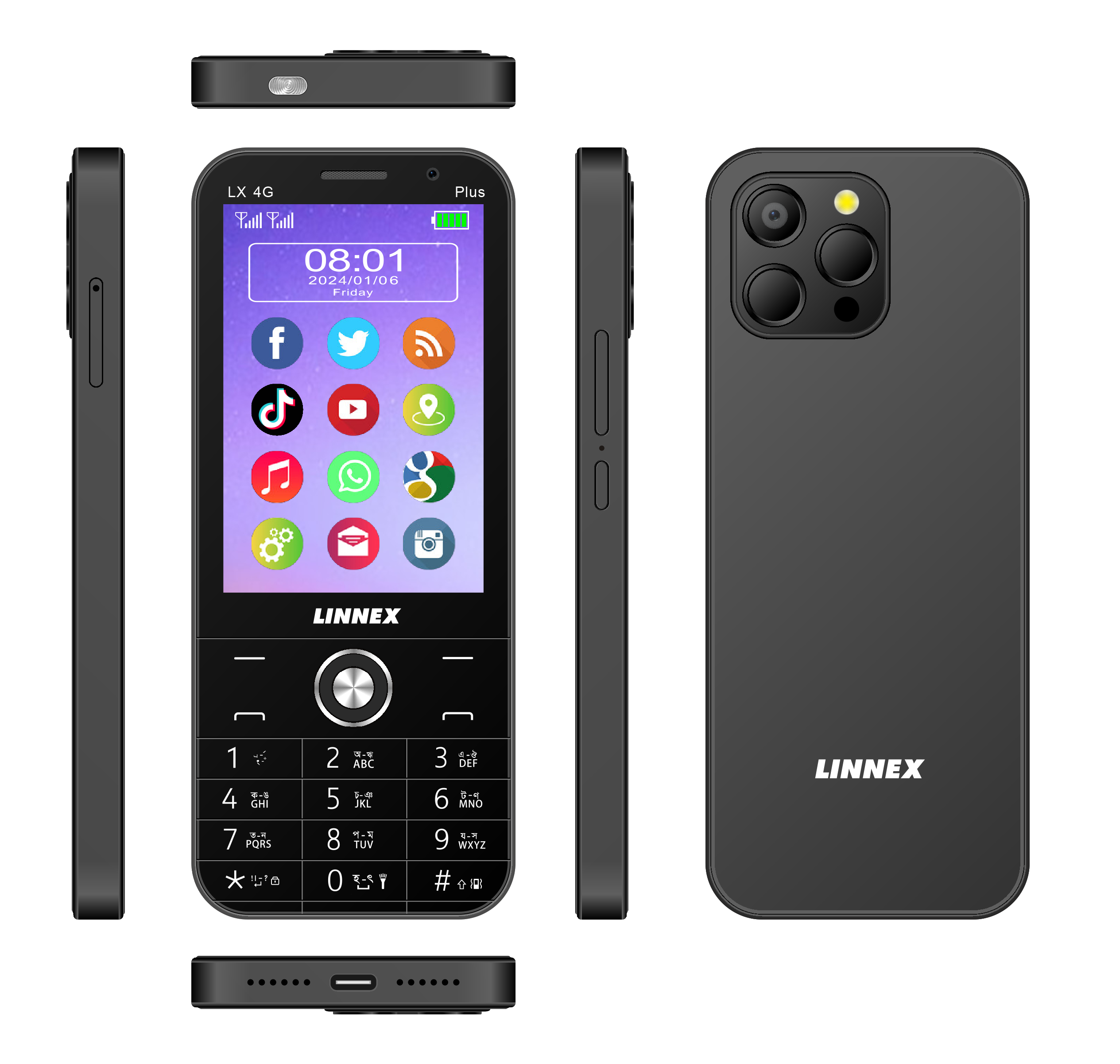 LX 4G Plus Black